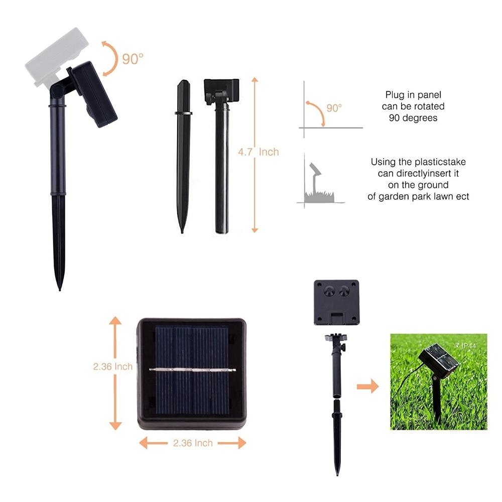 LED-Solar-Schlauch-Gartenlichterkette