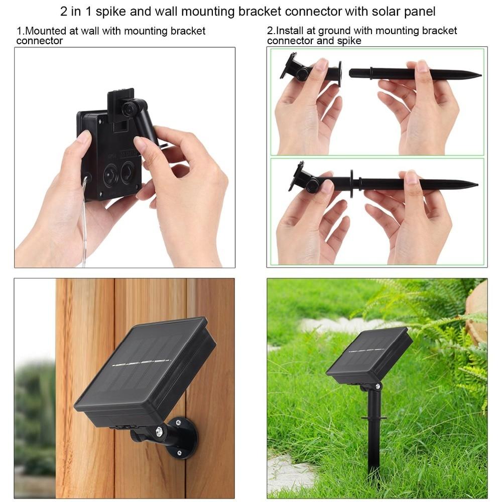 LED-Solar-Schlauch-Gartenlichterkette