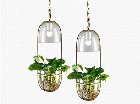 Lileas - Moderne Hängende Pflanzenlampe