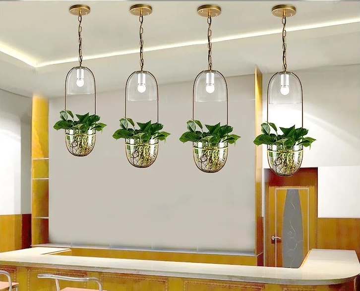 Lileas - Moderne Hängende Pflanzenlampe