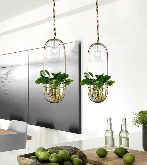 Lileas - Moderne Hängende Pflanzenlampe