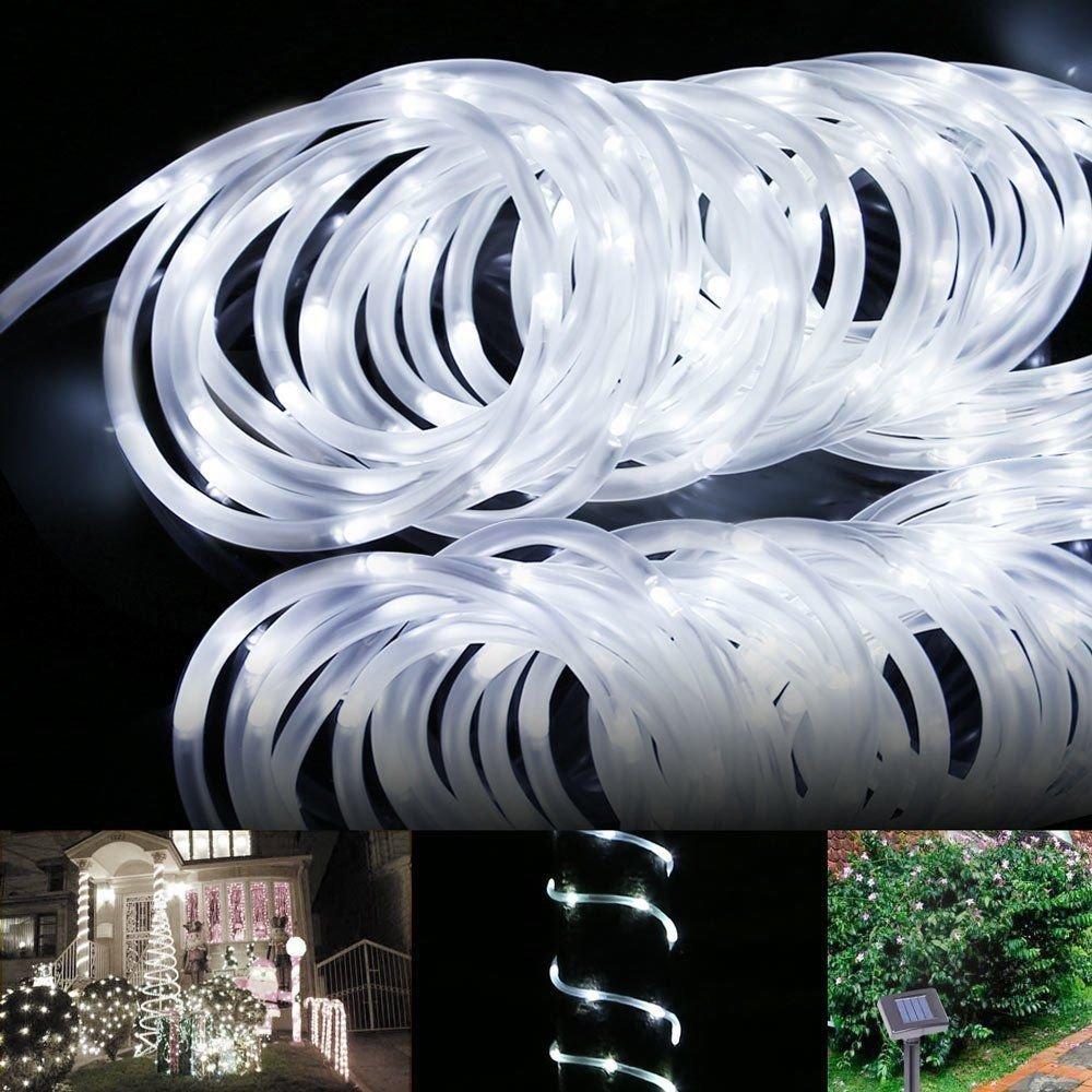 LED-Solar-Schlauch-Gartenlichterkette