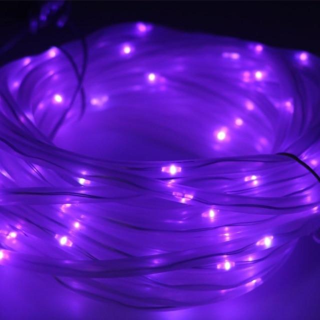LED-Solar-Schlauch-Gartenlichterkette