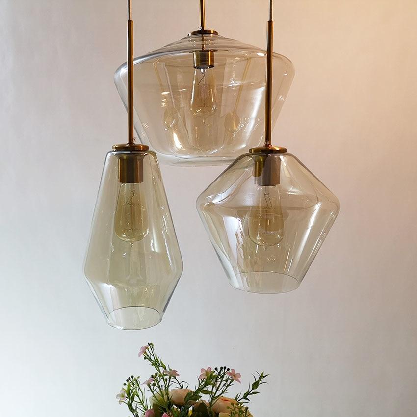 Meriall - Hängende Glas-Pendelleuchte