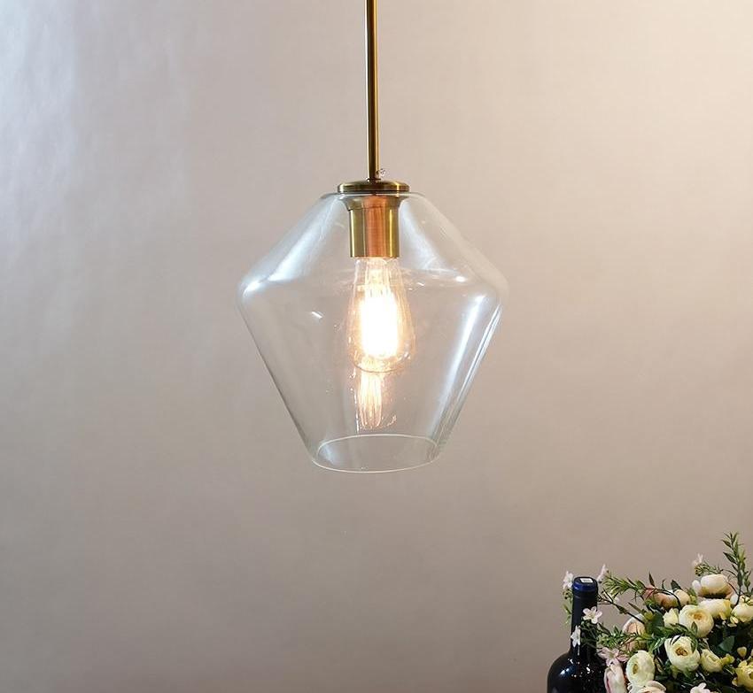 Meriall - Hängende Glas-Pendelleuchte