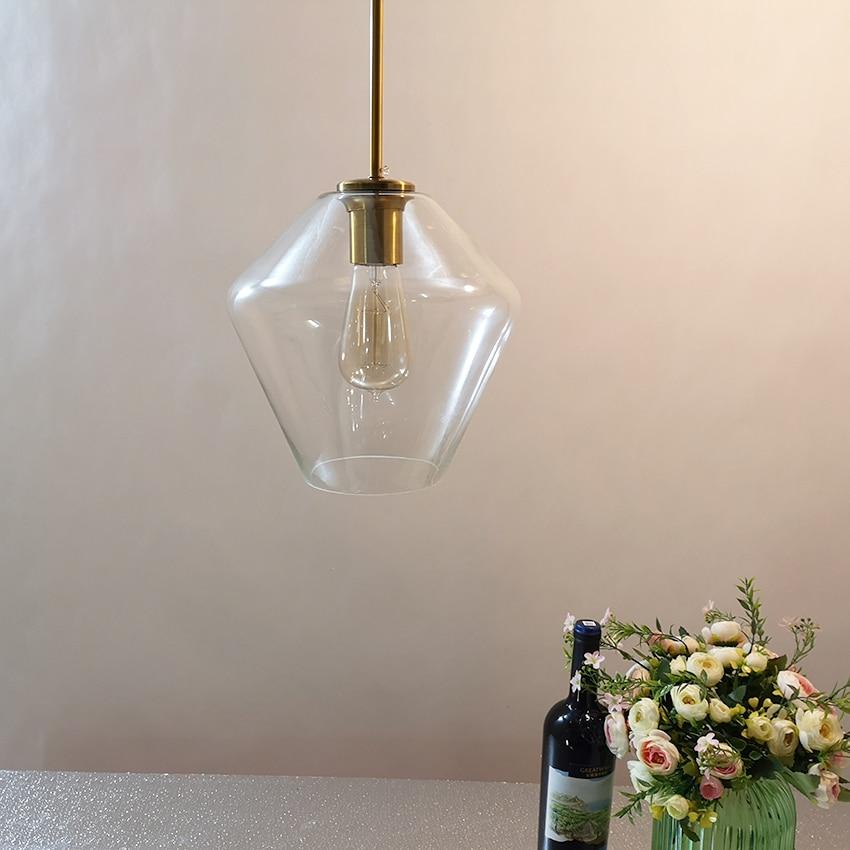 Meriall - Hängende Glas-Pendelleuchte